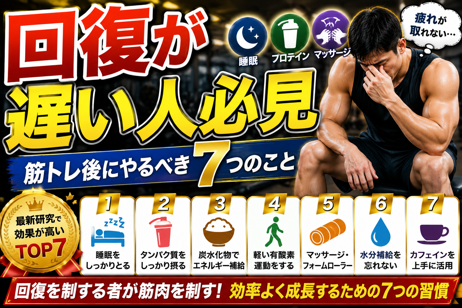 筋トレ後にやるべき7つのこと
